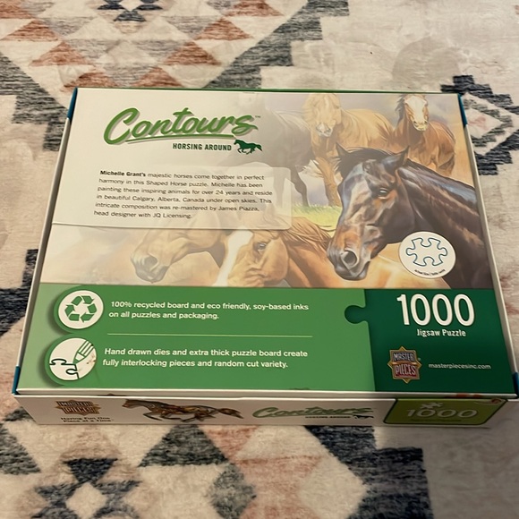 Bundle of 1000 Piece Horse Shaped Puzzle and Autocorrect Game - Picture 3 of 7